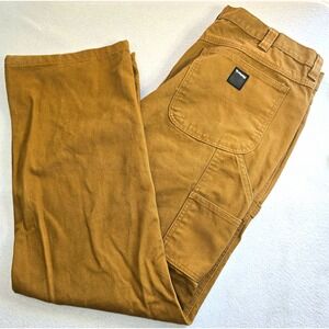 DieHard Duck Canvas Carpenter Pants Mens 38x32 Brown Workwear Utility Skater Y2K
